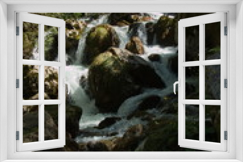 Fototapeta Naklejka Na Ścianę Okno 3D - Rio Tejo in the village Bulnes in national park Picos de Europa in Asturia,Spain,Europe