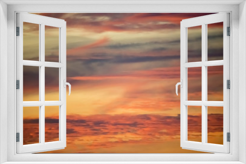 Fototapeta Naklejka Na Ścianę Okno 3D - Fantastic clouds at sunrise
