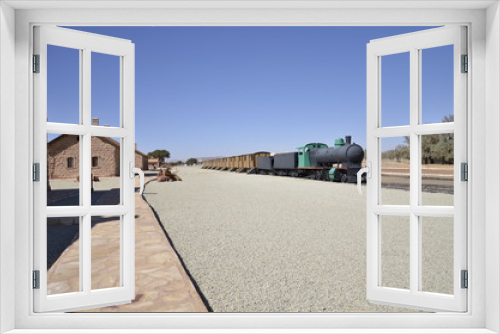 Fototapeta Naklejka Na Ścianę Okno 3D - Al Ula Hijaz Railway Station, in Madain Saleh World Heritage, Al Ula, Medinah Province, Saudi Arabia