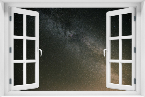 Fototapeta Naklejka Na Ścianę Okno 3D - Milkyway on a dark night full of stars