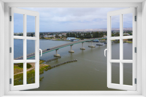 Fototapeta Naklejka Na Ścianę Okno 3D - The Goolwa bridge south of Adelaide in South Australia