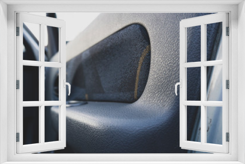 Fototapeta Naklejka Na Ścianę Okno 3D - car door inside close up