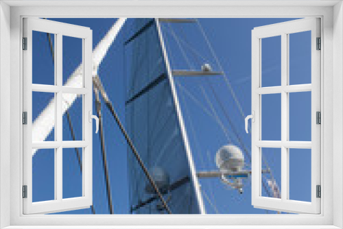 Fototapeta Naklejka Na Ścianę Okno 3D - Sailing. Superyacht. Sailingyacht