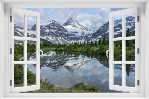Fototapeta Naklejka Na Ścianę Okno 3D - Mt. Assiniboine Reflections