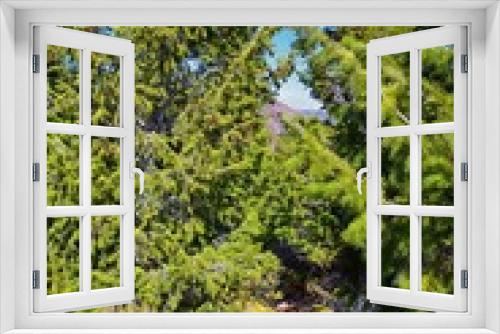 Fototapeta Naklejka Na Ścianę Okno 3D - Butterfield canyon hiking path views of the Oquirrh range along the Wasatch Front Rocky Mountains, by Kennecott Rio Tinto Copper mine, Tooele and Salt Lake City fall. Utah, United States.