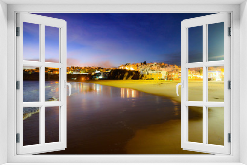 Fototapeta Naklejka Na Ścianę Okno 3D - Sonnenuntergang in Albufeira/Algarve-Portugal