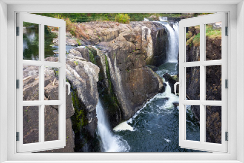 Fototapeta Naklejka Na Ścianę Okno 3D - waterfalls New Jersey Paterson Great Falls National Historical Park new york usa