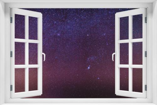Fototapeta Naklejka Na Ścianę Okno 3D - Night Starry Sky With Glowing Stars. Night Starry Sky Background