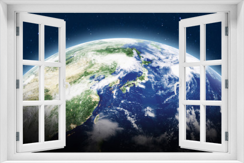 Fototapeta Naklejka Na Ścianę Okno 3D - Planet Earth panoramic