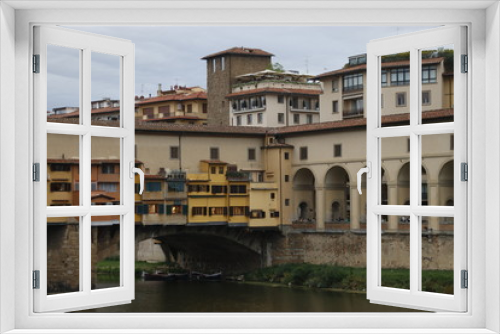 Fototapeta Naklejka Na Ścianę Okno 3D - Classic architecture in the old town of Florence