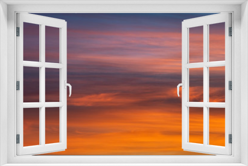 Fototapeta Naklejka Na Ścianę Okno 3D - colorful sunset sky