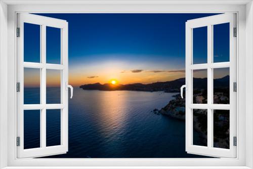 Fototapeta Naklejka Na Ścianę Okno 3D - Aerial view over Costa de la Calma and Santa Ponca with hotels and beaches, Costa de la Calma, Caliva region, Mallorca, Balearic Islands, Spain