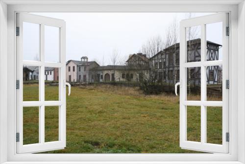 Fototapeta Naklejka Na Ścianę Okno 3D - abandoned farm house