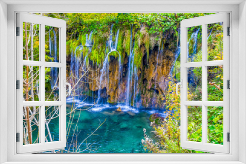 Fototapeta Naklejka Na Ścianę Okno 3D - Waterfalls in Plitvice Lakes National Park, Croatia