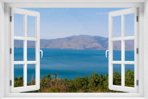 Fototapeta Naklejka Na Ścianę Okno 3D - Amazing view of Lake Sevan, Armenia