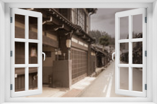 Fototapeta Naklejka Na Ścianę Okno 3D - 飛騨高山　古い町並