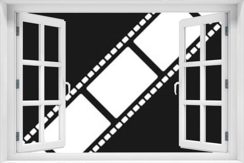 Fototapeta Naklejka Na Ścianę Okno 3D - Camera roll film. Cinema vector eps 10. photo film