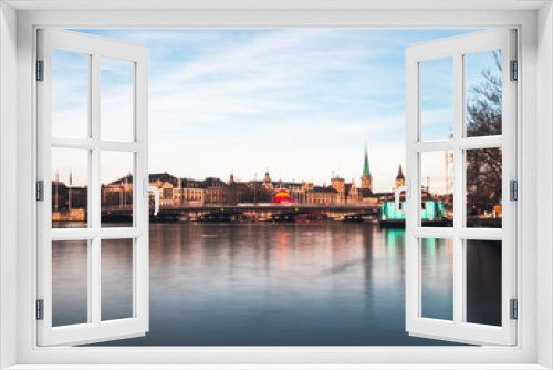 Fototapeta Naklejka Na Ścianę Okno 3D - Zurich By Day