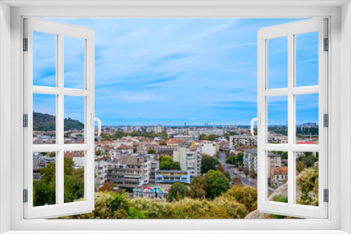 Fototapeta Naklejka Na Ścianę Okno 3D - Panoramic view of Plovdiv City in summer 6