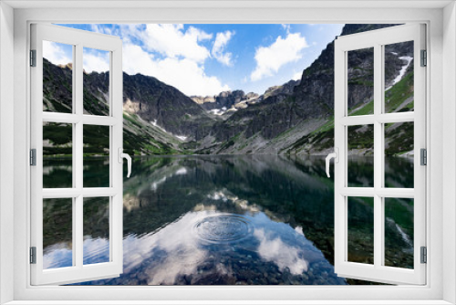 Fototapeta Naklejka Na Ścianę Okno 3D - Tatra lake in summer