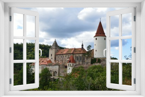 Fototapeta Naklejka Na Ścianę Okno 3D - Křivoklát castle in the Czech Republic