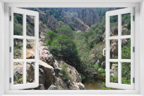 Fototapeta Naklejka Na Ścianę Okno 3D - Vista del sentiero Via dell'Argento