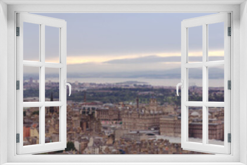 panorama of Edinburgh, Scotland