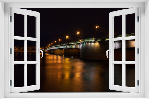 Fototapeta Naklejka Na Ścianę Okno 3D - Saint Petersburg. Night  drawbridge