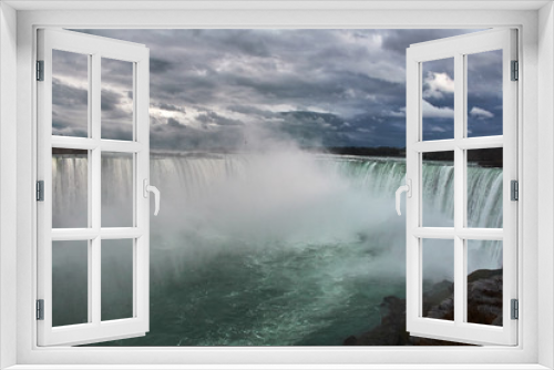 Fototapeta Naklejka Na Ścianę Okno 3D - Niagara Fall from Canada side