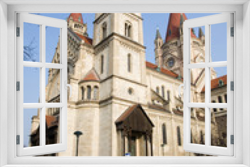 Fototapeta Naklejka Na Ścianę Okno 3D - Vienna - st. Francis church