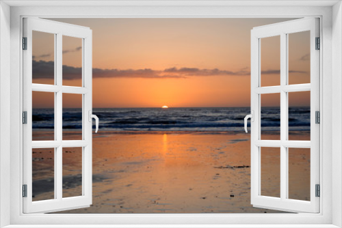 Fototapeta Naklejka Na Ścianę Okno 3D - BEACH SUNSET