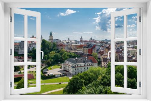Fototapeta Naklejka Na Ścianę Okno 3D - Panoramic view of Lublin Old Town, Poland
