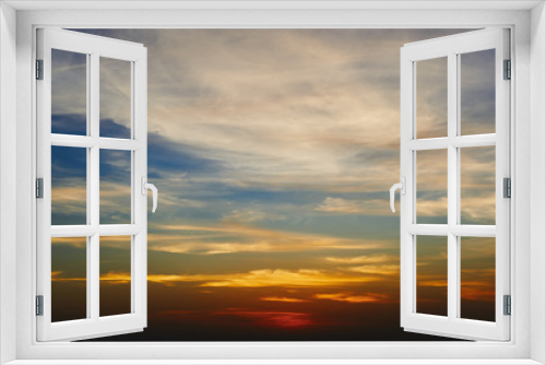 Fototapeta Naklejka Na Ścianę Okno 3D - Sunset colors
