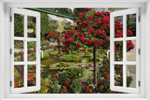 Fototapeta Naklejka Na Ścianę Okno 3D - Gardens Victoria Vancouver Island Canada