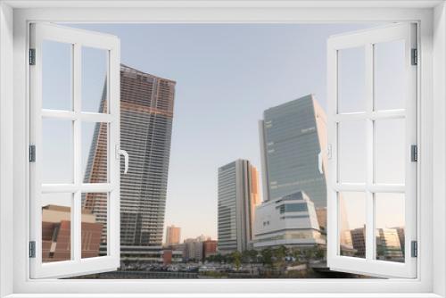 Fototapeta Naklejka Na Ścianę Okno 3D - 神奈川県横浜市みなとみらいの景色