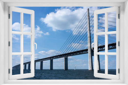 Fototapeta Naklejka Na Ścianę Okno 3D - Öresund Brücke
