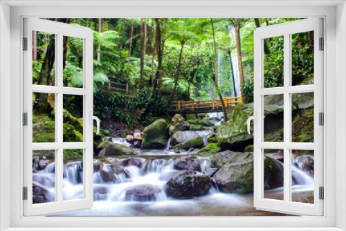 Fototapeta Naklejka Na Ścianę Okno 3D - Jumog Waterfall