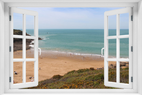 Fototapeta Naklejka Na Ścianę Okno 3D - atlantic littoral (pointe de la mouliere) in brittany (france)