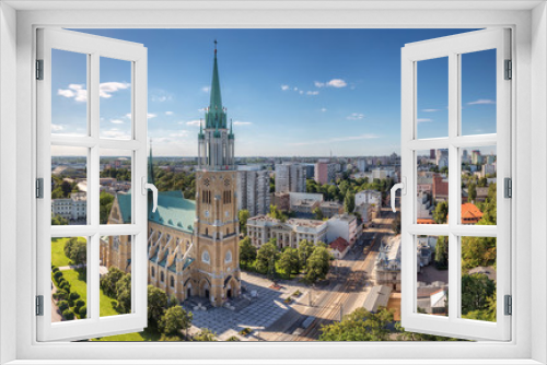 Fototapeta Naklejka Na Ścianę Okno 3D - Panorama Łodzi