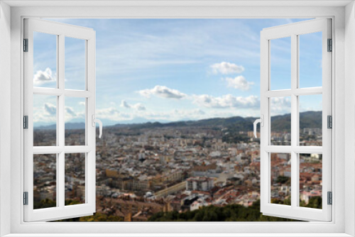 Fototapeta Naklejka Na Ścianę Okno 3D - Panoramic view of Malaga
