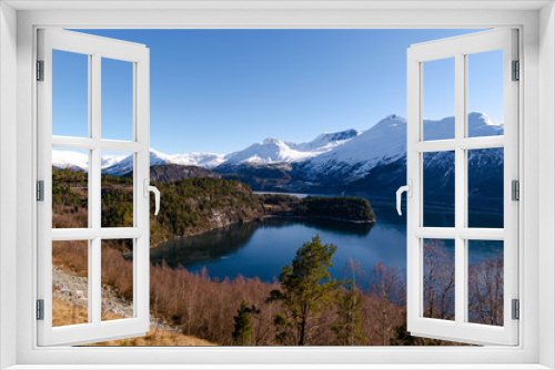 Fototapeta Naklejka Na Ścianę Okno 3D - Norwegen
