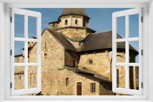 Fototapeta Naklejka Na Ścianę Okno 3D - Eglise du village de l'Hôpital Saint Blaise dans le Béarn
