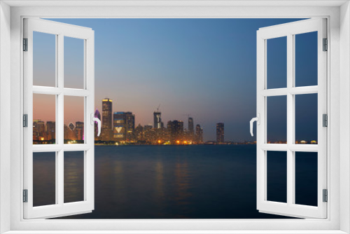 Fototapeta Naklejka Na Ścianę Okno 3D - Chicago Skyline at blue hour, Chicago, Illinois, United States