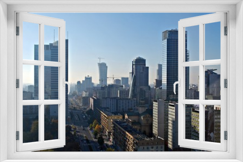 Fototapeta Naklejka Na Ścianę Okno 3D - Panorama of the city  