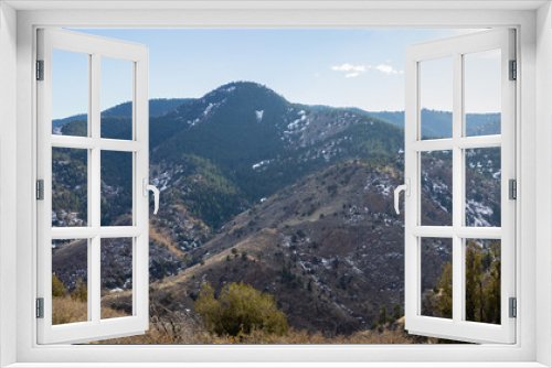 Fototapeta Naklejka Na Ścianę Okno 3D - Mountain Skyline Horizon Views Panorama