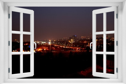 Fototapeta Naklejka Na Ścianę Okno 3D - Asia, Iran, Tehran, Milad Tower, 435m, High, Night,