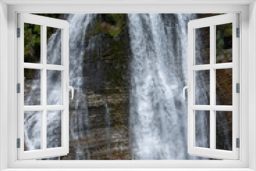 Fototapeta Naklejka Na Ścianę Okno 3D - Korokoro Waterfall. Lake Waikaremoana Te Urewera National Park New Zealand.