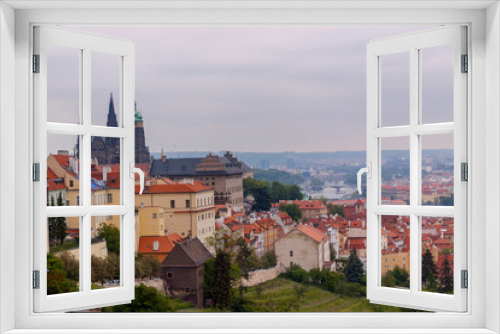 Fototapeta Naklejka Na Ścianę Okno 3D - Panoramic of Prague