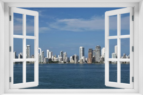 Fototapeta Naklejka Na Ścianę Okno 3D - Skyline von Cartagena de Indias
