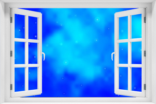 Fototapeta Naklejka Na Ścianę Okno 3D - Light BLUE vector layout with bright stars. Colorful illustration in abstract style with gradient stars. Pattern for new year ad, booklets.